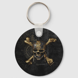 Pirates of the Caribbean Skull & Cross Bones Keychain