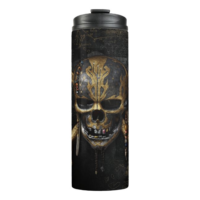 Pirates of the Caribbean Skull & Cross Bones Thermal Tumbler (Front)