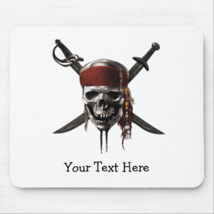 Pirates of the Caribbean Skull Logo Mouse Pad