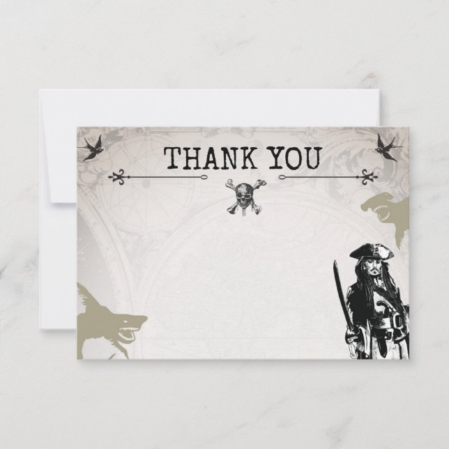 Pirates of the Caribbean | Thank You Card (Front)