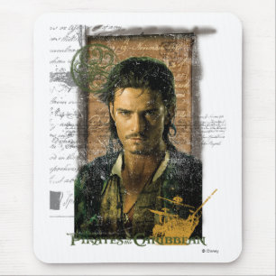 Pirates Of The Caribbean Will Turner Photo Disney Mouse Pad
