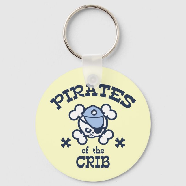 Pirates of the Crib Keychain (Front)