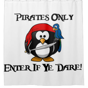 Pirates Only - Enter If Ye Dare! - Penguin Pirate