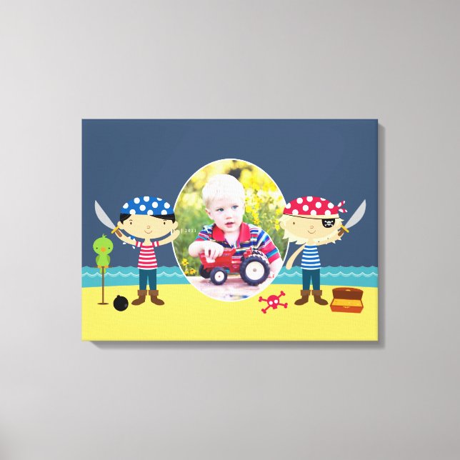 Pirates Photo Boy [24x18 Pouces] Toile Imprimer (Recto)