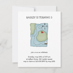 Pirates · Pirate Map Invitation