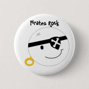 Pirates Rock 2 Inch Round Button