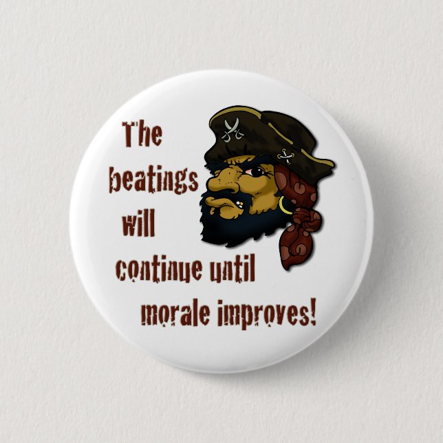 Pirates RULE! 2 Inch Round Button (Front)