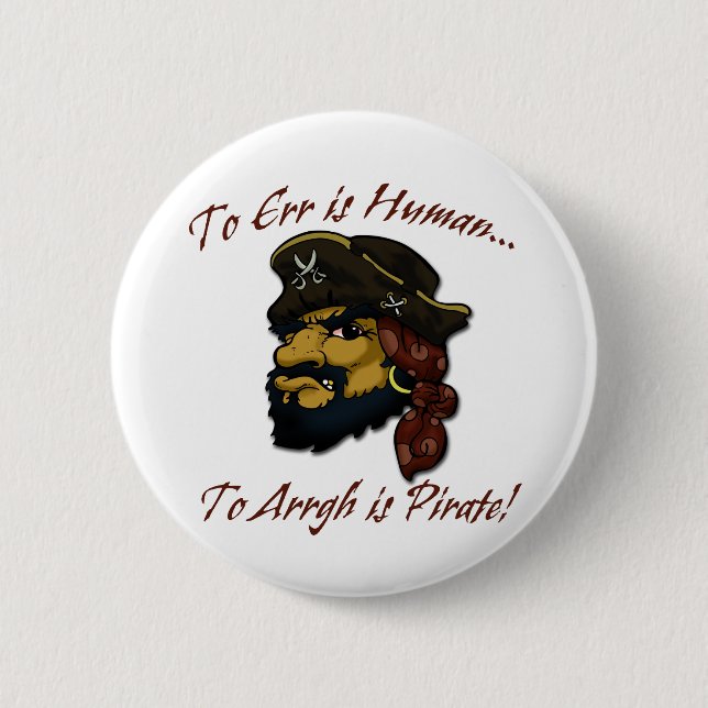 Pirates RULE! 2 Inch Round Button (Front)