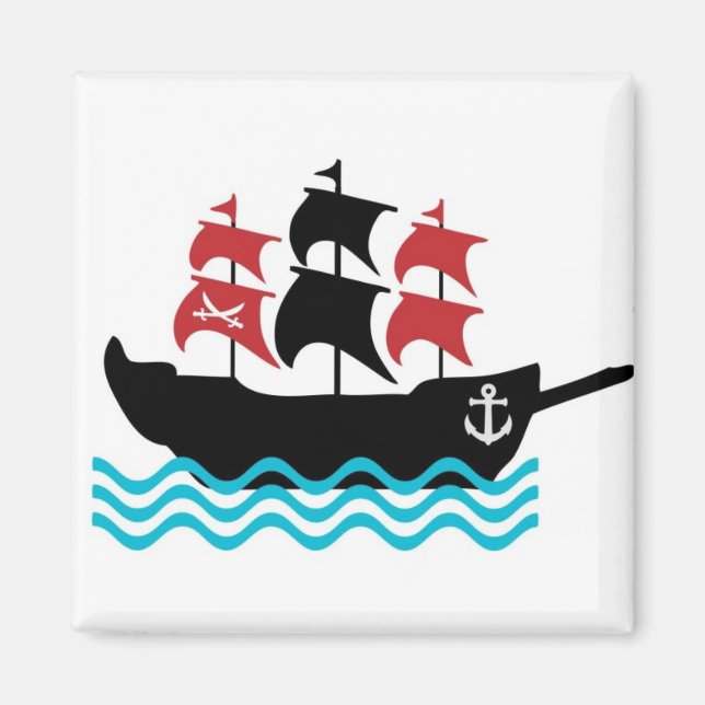 Pirates Ship Magnet (Front)