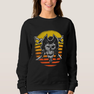 Pirates Skull And Dagger Sunrise Sweatshirt