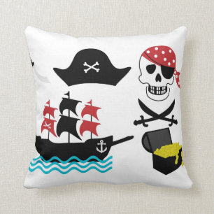 Pirates Throw Pillow