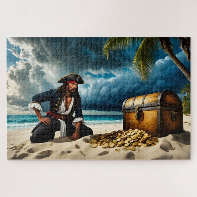 Pirate's Treasure Jigsaw Puzzle (Horizontal)