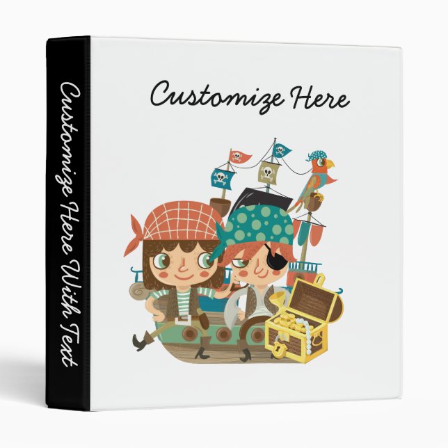 Pirates With Treasure Binder (Front/Spine)