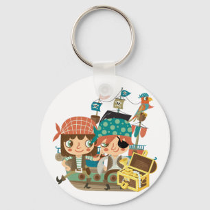 Pirates With Treasure Keychain