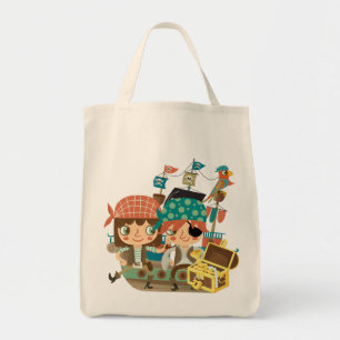 Pirates With Treasure Tote Bag