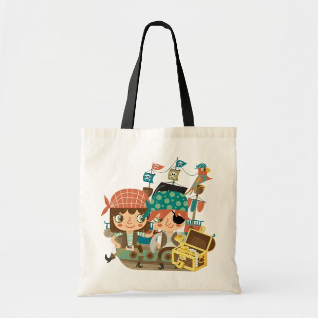 Pirates With Treasure Tote Bag (Front)