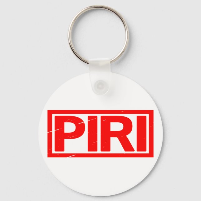 Piri Stamp Keychain (Front)