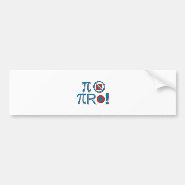 PiRnotSquare Bumper Sticker (Front)