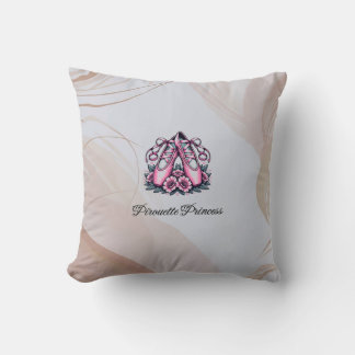 Pirouette Princess Throw Pillow