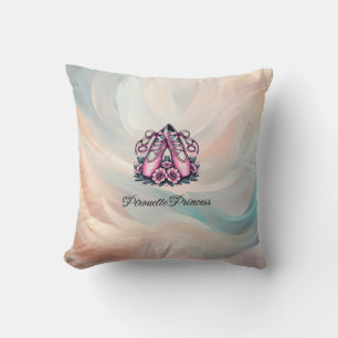 Pirouette Princess Throw Pillow