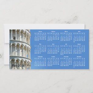 Pisa, Italy 2018 calendar