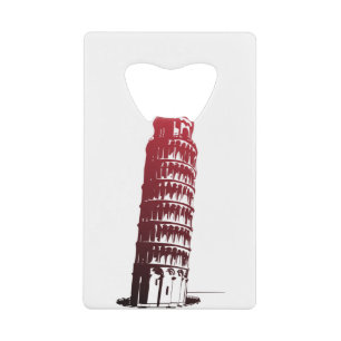 Pisa Italy Tower Leaning Europe Credit Card Bottle Opener