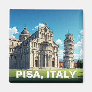 Pisa Italy Travel Piazza dei Miracoli Magnet