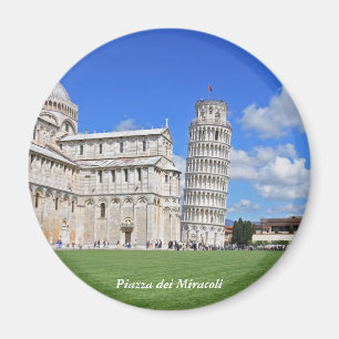 Pisa leaning tower magnet