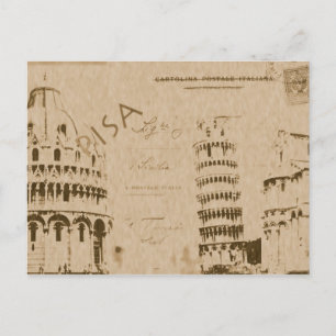 Pisa postcard