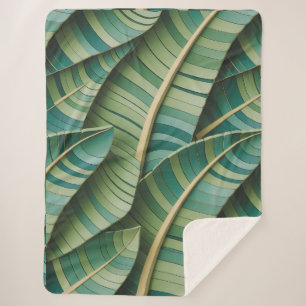 Pisang Bali Spiral Sherpa Blanket