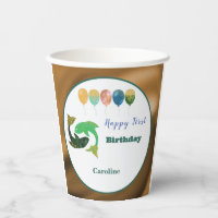 Pisces 1st Birthday Gold Foil Elegant Zodiac