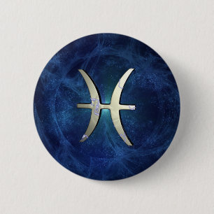 Pisces 2 Inch Round Button