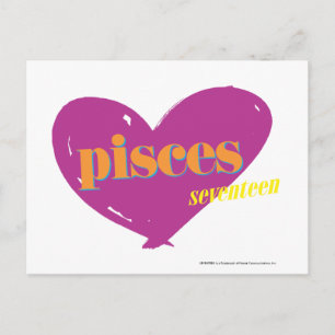 Pisces 2 postcard