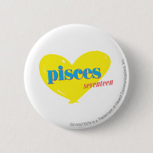Pisces 3 2 inch round button
