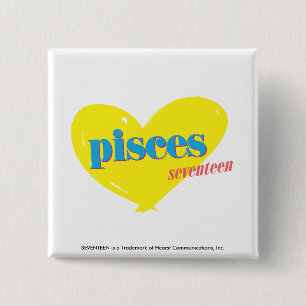 Pisces 3 2 inch square button
