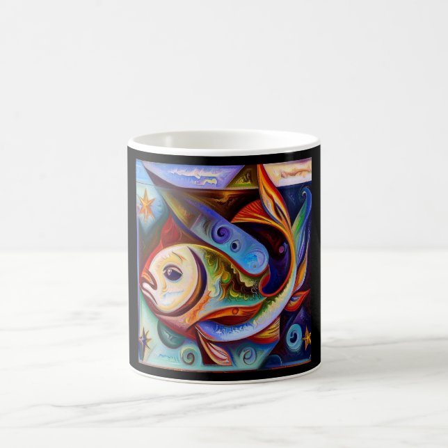 Pisces 8 coffee mug (Center)