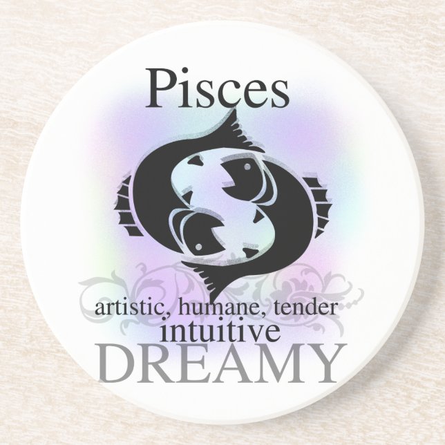 Pisces About You Coaster (Front)