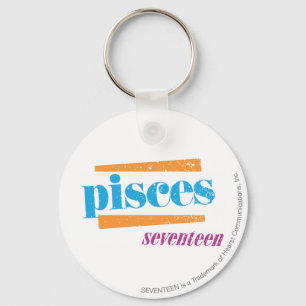 Pisces Aqua Keychain