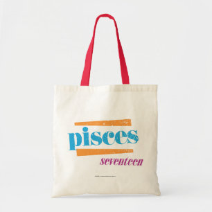 Pisces Aqua Tote Bag