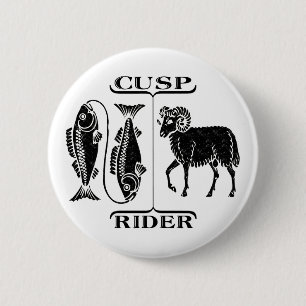 Pisces/Aries 2 Inch Round Button