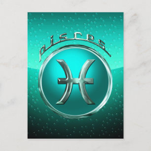 Pisces Astrological Sign Postcard