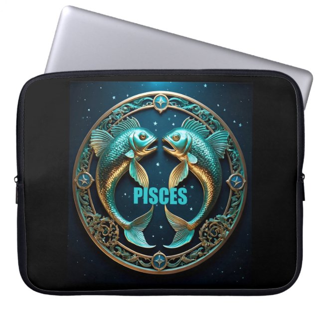 Pisces Astrology  Laptop Sleeve (Front)