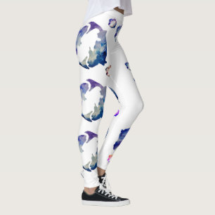 Pisces Astrology Sign Leggings