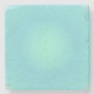Pisces Aura Gradient Zodiac, Green Gradient Stone Coaster