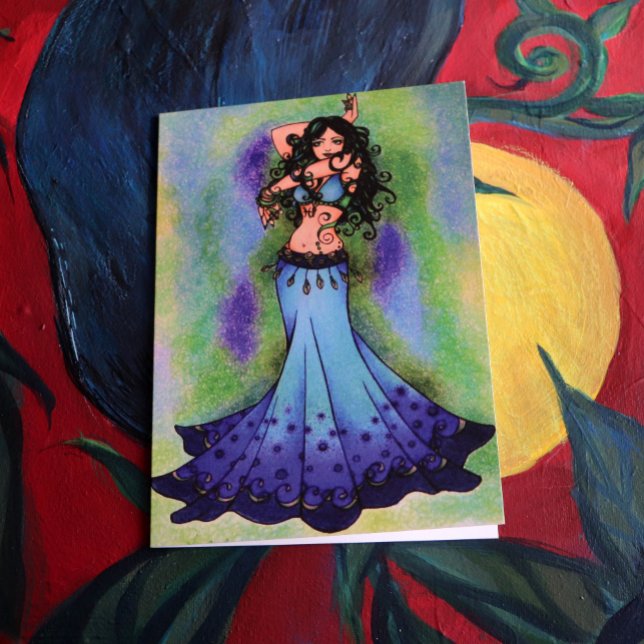 Pisces Belly Dancer Art Card (Creator Uploaded)