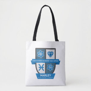 Pisces Birthday Crest™ for March 1-20 Tote Bag