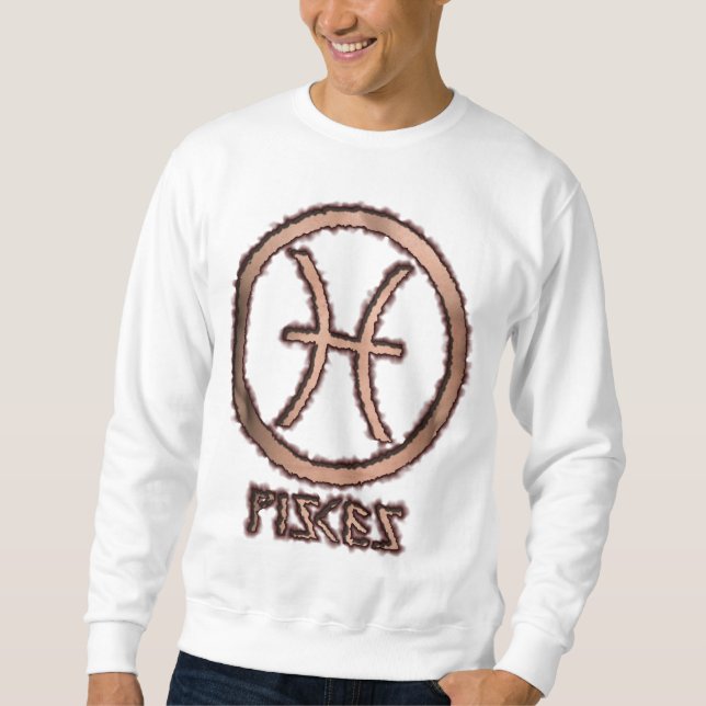 Pisces Burned Sweatshirt (Front)
