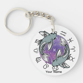Pisces & Cancer Acrylic Keychain