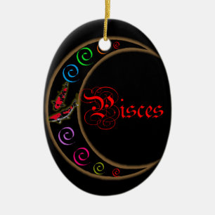 Pisces Ceramic Ornament