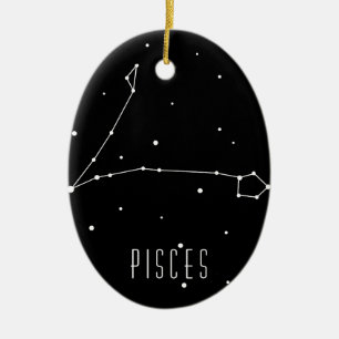 Pisces Ceramic Ornament